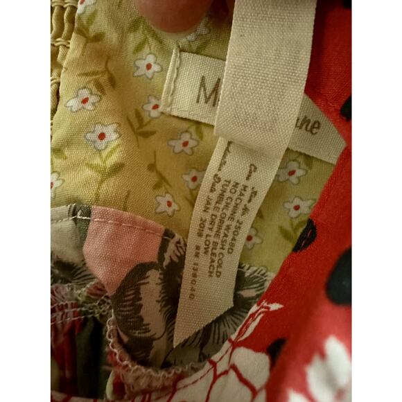 Matilda Jane Camp MJC Another Perfect Day Floral Sleeveless Knot Yellow Dress 4 - Picture 6 of 7